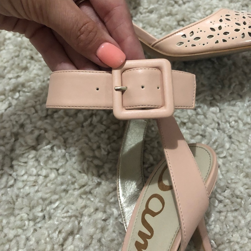 Sam Edelman Pink Pointy Toe Shoes Size 8 1/2 👠 - Picture 3 of 8